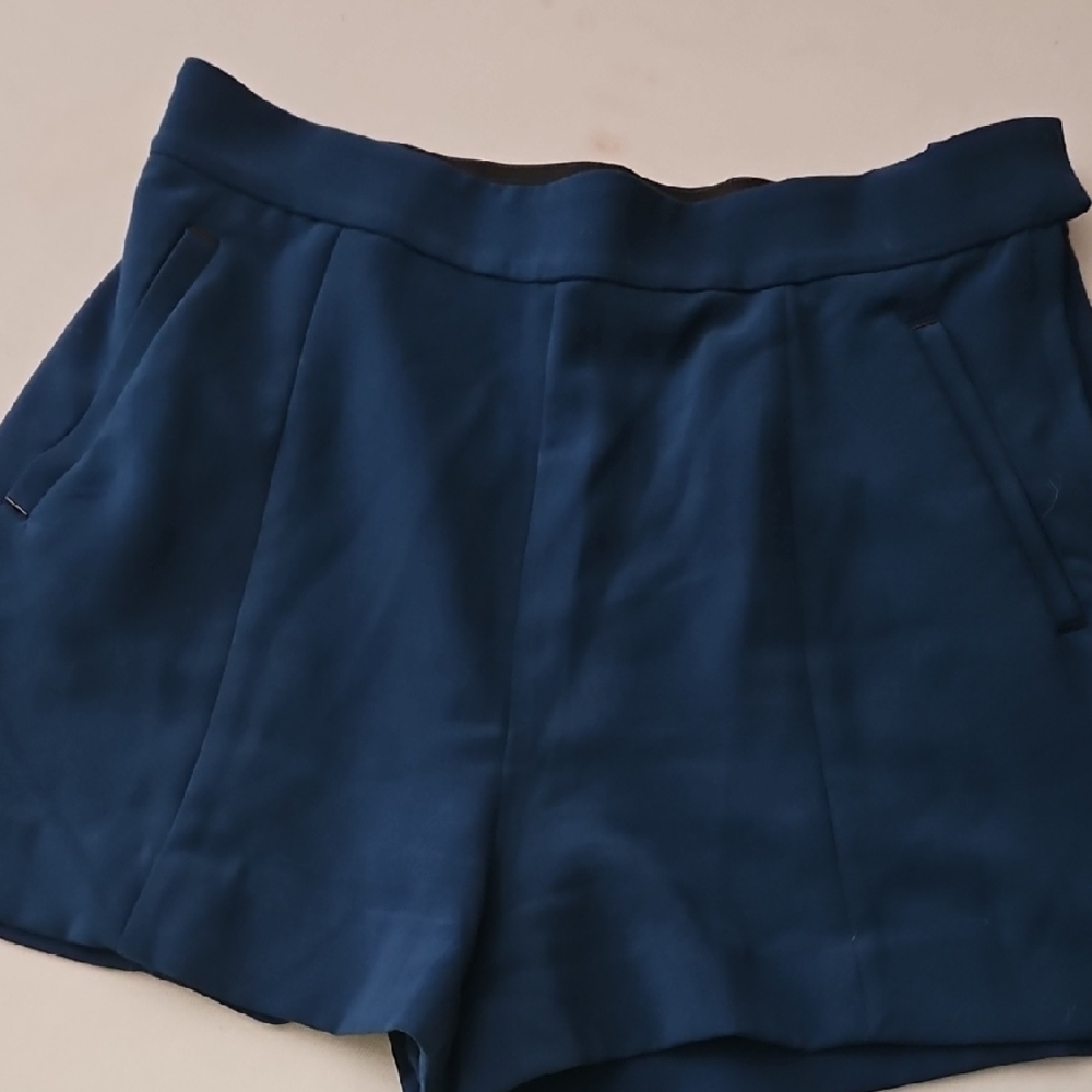 H&M High Waist Blue Women's Shorts